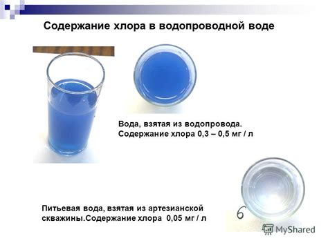 Способы измерения расчетного объема хлора для водопроводной системы