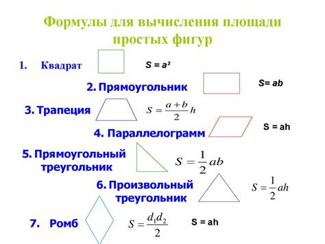 Способы и формулы для подсчета площади неровной фигуры