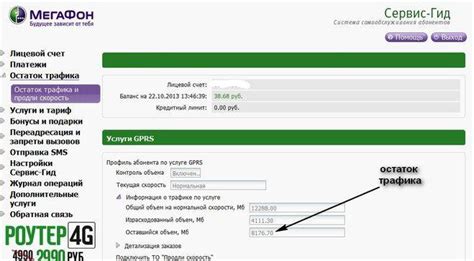 Способы проверки остатка пакета интернет-трафика