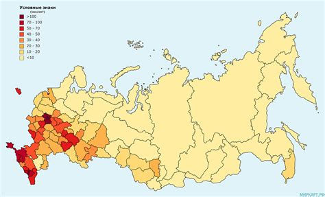 Способы узнать плотность населения России