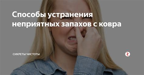 Способы устранения неприятных запахов