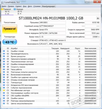 Способ #2: Использование программы CrystalDiskInfo