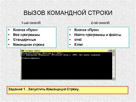 Способ первый: использование командной строки