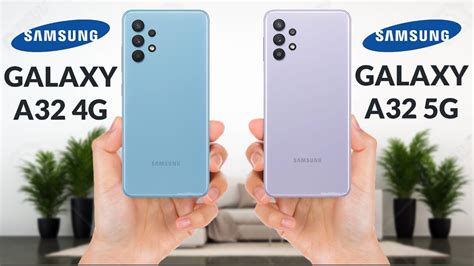 Сравнение Samsung Galaxy A32 4G и 5G