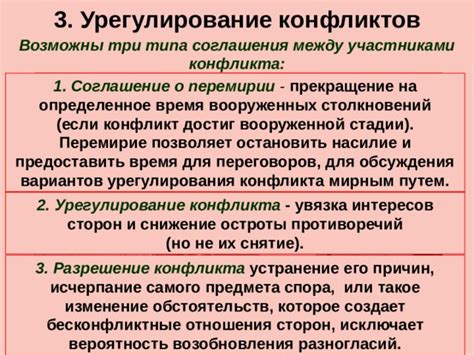 Стратегия 3: Засылка агентов на урегулирование конфликтов