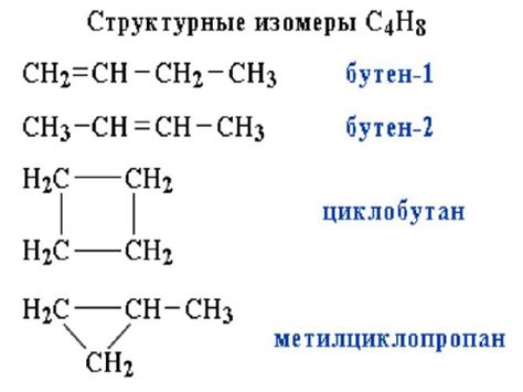 Структурные, Геометрические, Оптические изомеры и др.