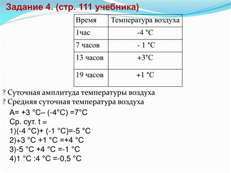 Суточная температура воздуха