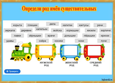 Существительное: род, число, падеж