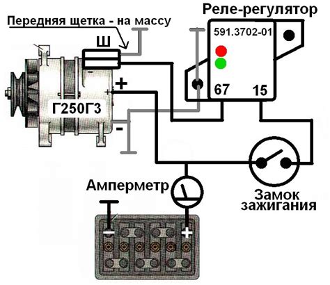 Схема подключения реле для лампы накаливания