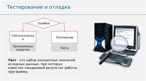 Тестирование и отладка: проверьте работоспособность и исправьте ошибки