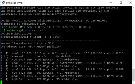 Тестирование с помощью петли Ethernet