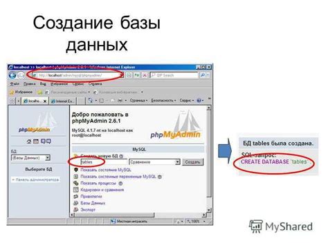 Удаление базы данных MySQL из консоли