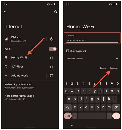 Удалите и снова добавьте сеть Wi-Fi