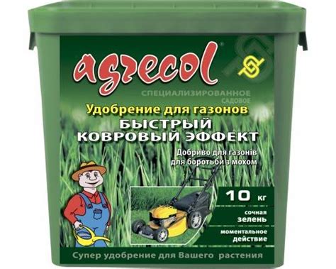 Удобрение газона: как, когда и чем подкормить