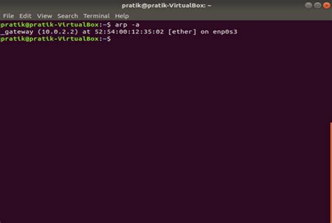 Узнать IP адрес сети в Ubuntu