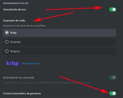 Улучшение качества звука в микрофоне в Discord