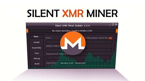 Управление майнером через silent crypto miner builder