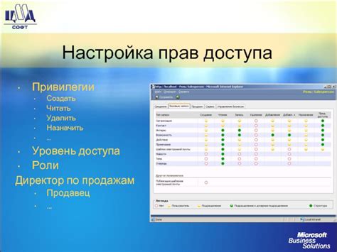 Уровень доступа и привилегии