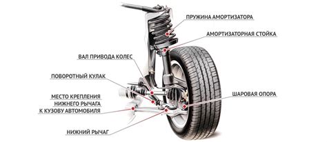 Установите колеса и подвеску