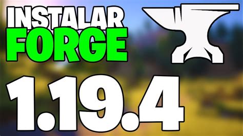 Установите Minecraft Forge 1.19.4