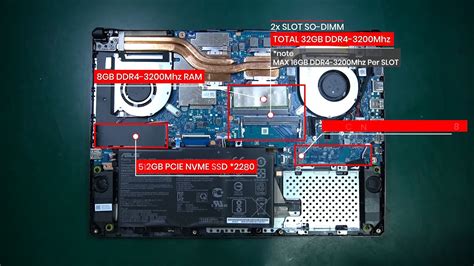 Установка дополнительных RAM-модулей для ASUS TUF Gaming F15