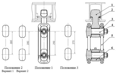 Установка опорных шайб