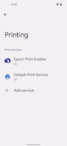 Установка приложения Epson Print Enabler