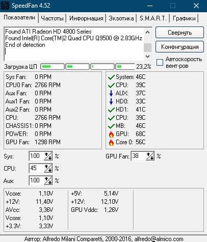 Установка программы SpeedFan