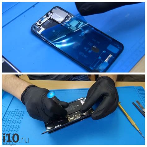 Установка специального противовзмахового стекла на iPhone