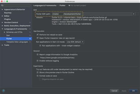 Установка Dart SDK в Android Studio