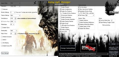 Установка Dying Light Manager