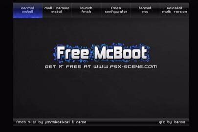 Установка Free McBoot