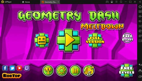 Установка Geometry Dash на ПК