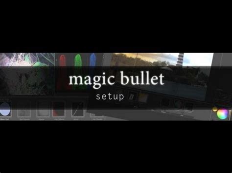 Установка Magic Bullet Looks на компьютер