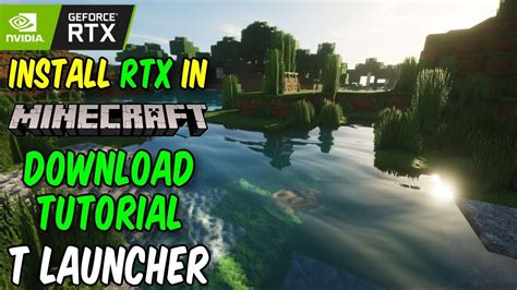 Установка Minecraft RTX на TLauncher