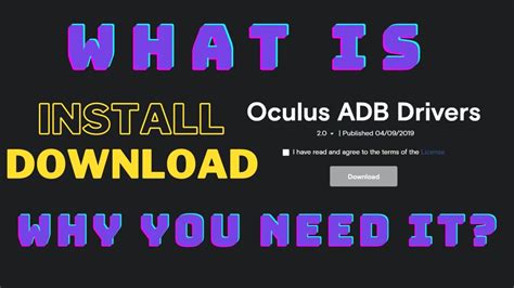 Установка Oculus ADB Drivers