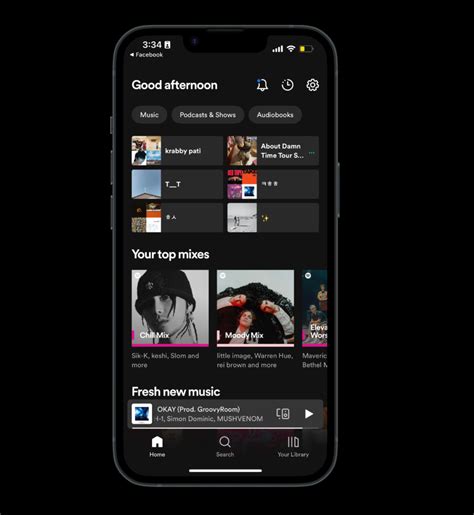 Установка Spotify на iPhone 2023