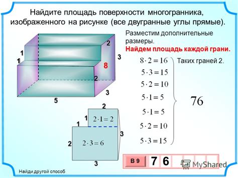 Учитывайте особенности каждой грани