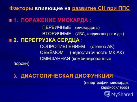 Факторы, влияющие на развитие ускоренного предсердного ритма