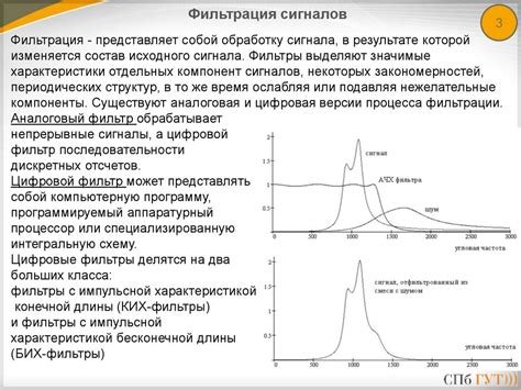 Фильтрация сигнала