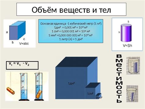 Формула для расчета плотности вещества