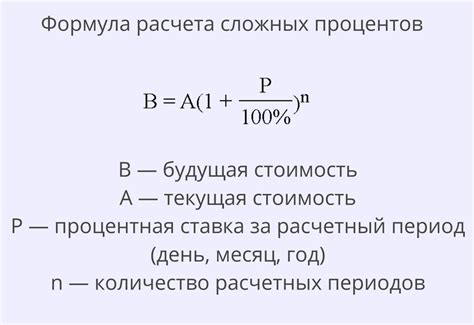 Формула расчета числа по процентам