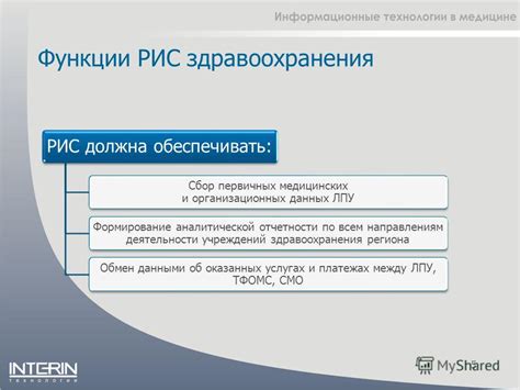 Функции ЛПУ в системе здравоохранения