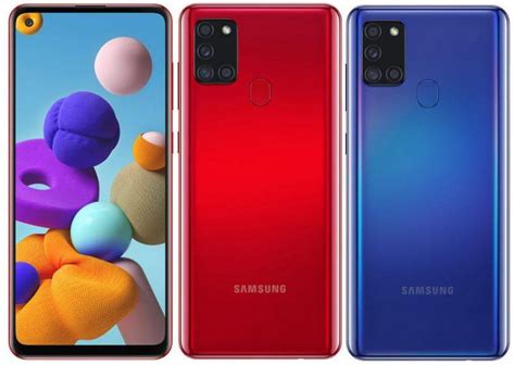 Характеристики камеры Samsung Galaxy A21s