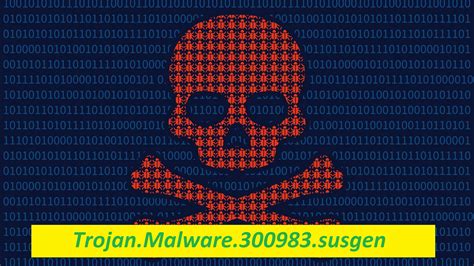 Характеристики Trojan Malware 300983 Susgen