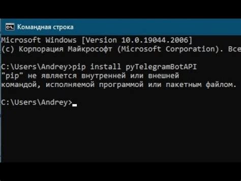 Частые проблемы с командой pip