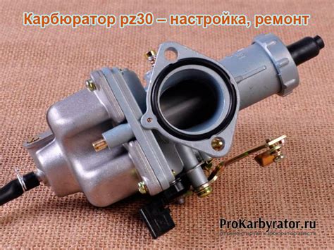 Что такое карбюратор pz30