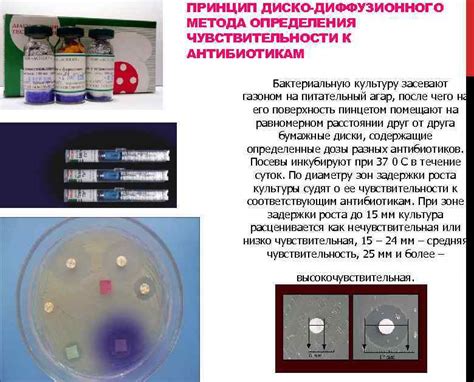 Чувствительность антибиотиков