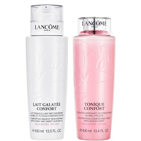 Шаги для правильного использования Lancome lait galatee confort