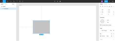 Шаги для создания прямоугольника в Figma